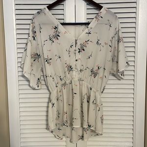 Delicate Flowy Floral Top